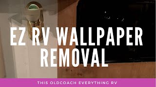 Painless Wallpaper removal off your Rv walls