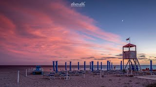 Tramonto al Poetto di Quartu S. Elena (Sardegna) 4k