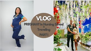 VLOG | Part One - PREGNANT in NURSING SCHOOL | Super Commuter