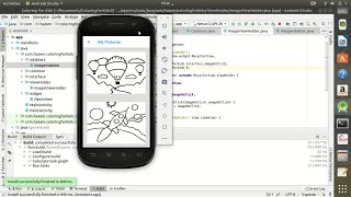 Coloring for kids app - android studio   - paint view