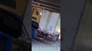 Semi Truck Horribly Smashes Into Another Semi Truck