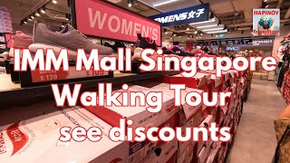 Walking tour IMM outlet Singapore Shop & Explore! 🛍️