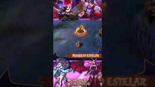 SKIN HALLOWEEN MOBILE LEGENDS MELHORES REVIEWS MLBB INCRÍVEL SAVAGE MOMENT #SHORTS