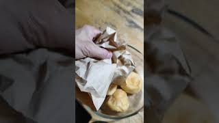 UNPACKING DONUT IN BITE SIZE #satisfying #shortsviral #asmr #food