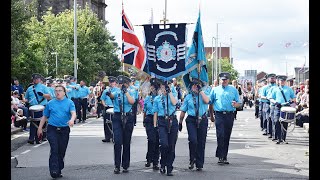 Rathcoole Protestant Boys FB Parade & Service Before their own 15th Anniversary Parade 29/06/24