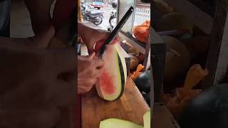 Fruit Ninja of WATERMELON | Amazing Fruits Cutting Skills| Indian Street Food in 2023 #shorts #food