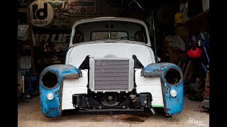 Installing a Pro Form 1-2-3 universal radiator in my garage built, LS-powered, 1951 GMC Truck!