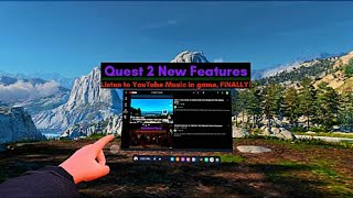 Newest Quest 2 Features: Finally we can listen to YouTube music while we play games and it's easy.