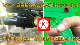 VFX Breakdown Effect Tutorial In Kinemaster | Mocha Media