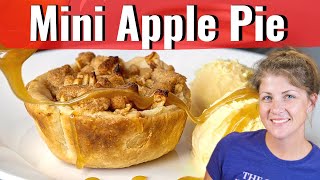 Mini Apple Pie with Caramel Sauce | Homemade Pie Crust | Pampered Chef Deluxe Cooking Blender [2020]