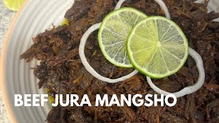 ঈদ স্পেশাল গরুর ঝুরা মাংস ||  Beef jhura recipe || মজাদার ঝুরা মাংস  || jhura beef curry