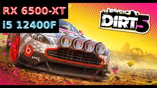 i5 12400F + RX 6500 XT - DIRT 5 - Medium - 1080p