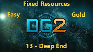 Defense Grid 2. Campaign: 13 - Deep End Fixed Resources Easy (Gold Medal)