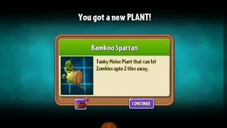 Bamboo Spartan Free, Plants vs.       zombies 2 Unlock bamboo spartan for free