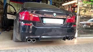 BMW F10 535ix custom valvetronic exhaust system .