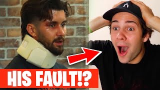 Jeff Wittek Reveals His Accident Was Due To David Dobrik Stunt