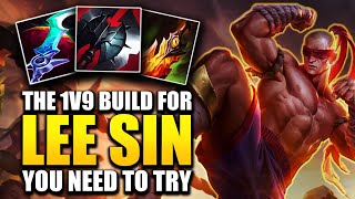 THE ONLY LEE SIN BUILD YOU NEED TO 1V9 GAMES *MUST TRY*