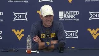 #WVU assistant football coach Jeff Koonz 8/14/24