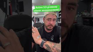 📣 Active 2.3 GIVEAWAY WINNER ANNOUNCEMENT 📣 #cardetailing #pressurewasher #active2.3