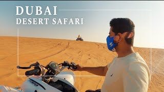 Desert safari in Dubai | Dune bashing atv ride and Dubai famous belly dance part 1