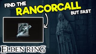 How to get the RANCORCALL SORCERY in Elden Ring - Map Location - STORMVEIL CASTLE - Rare Items