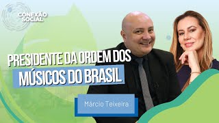 Márcio Teixeira, renomado baterista que traz consigo uma vasta experiência no mundo da música