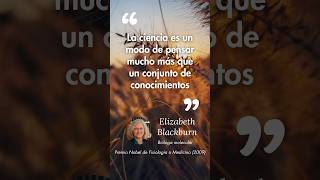 👩 🔬 Elizabeth Blackburn: Mujer y Ciencia