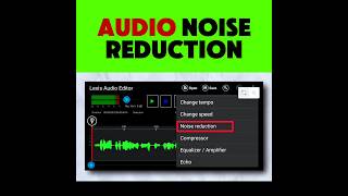 How To Remove Noise in Lexis Audio Editor 🔥