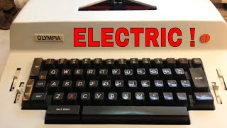 Olympia Electric Typewriter 3/4 Size ? SGE 35 All Power, Heavy Duty, Smooth Operator