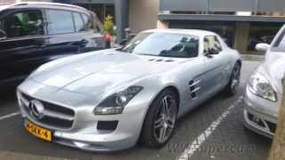 Mercedes SLS AMG in Lemmer, the Netherlands