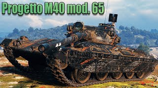 Progetto M40 mod. 65 карта Рыбацкая бухта, 10.4К dmg, 10 kills, Пул. WoT 1.8.0. 2К VIDEO.