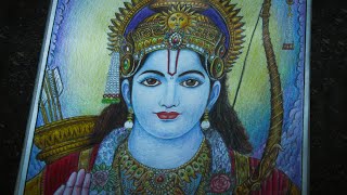 How To Draw Shree Ram part 2 / Jai Shree Ram colour drawing / #jaishreeram #siyaram #god