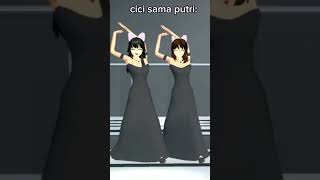 Battle dance cici vs rara|| #sakuraschoolsimulator #sakura #shorts