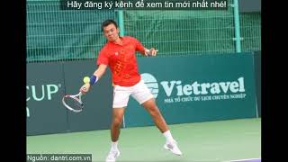 Vào vòng 2 giải nhà nghề tại Thái Lan, Lý Hoàng Nam xếp trên cả Wawrinka