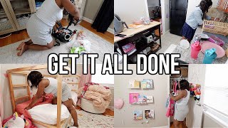 ULTIMATE GET IT ALL DONE! CAR SEAT DEEP CLEAN, ORGANIZING, LAUNDRY, AMAZON/GROCERY HAUL & BDAY CRAFT