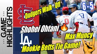 Dodgers Walk - Off | Max Muncy & Mookie Betts Tie Game!