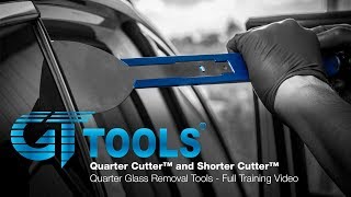 5 minute Quarter Glass Removal - GT Tools™ Training Video - The Quarter Cutter™ and Shorter Cutter™