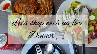 Let's #shop with us for #Dinner , #grocery day.