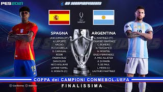 Spagna Vs Argentina • finalissima, Campioni d'Europa vs Campioni d'America