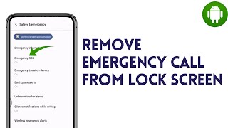 How To Remove Emergency Call From Lock Screen 2024