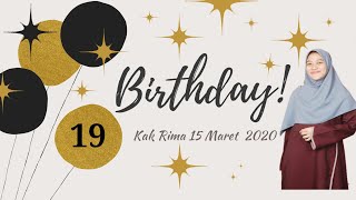 Milad Kak Rima Ke 19