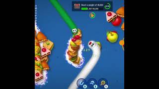 worms zone game play 😄😄 | #shorts #gaming #shortvideo #snake #wormzone