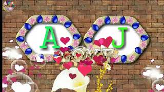 A♥💜♥J Letter WhatsApp status video