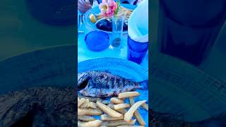 Delicious Meal at Syvota Greece #fun #travel #food #eating #yummy #shorts #life #shortvideo #relax