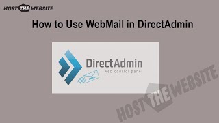 How to Use WebMail in DirectAdmin (Bangla) || Host The Website