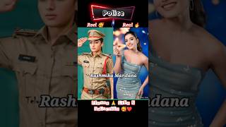 South Indian Actress Police Uniform Reel Vs Real 😱😱#ytshorts #shorts #shortsfeed #trending #south