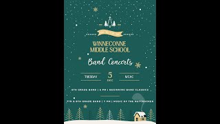 WMS 6th Grade Band Winter Concert 2023