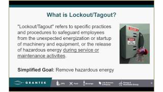 Updates and Impact in Canada to Lockout, Tagout with the 2016 ANSI/ASSE Z244.1 Standard