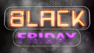 Cinema 4D Tutorial - Black Friday Neon 3D Text