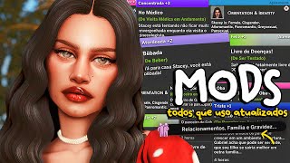 TODOS os MODS que EU USO nas gameplays para melhorar o the sims 4 e deixar mais realista! [2024]